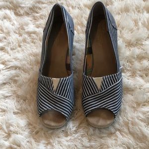 Tom’s striped espadrilles